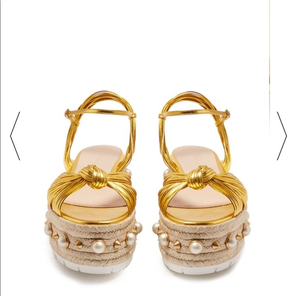 Gucci Shoes - Sold-Authentic Gucci Pearl-embellished sandals